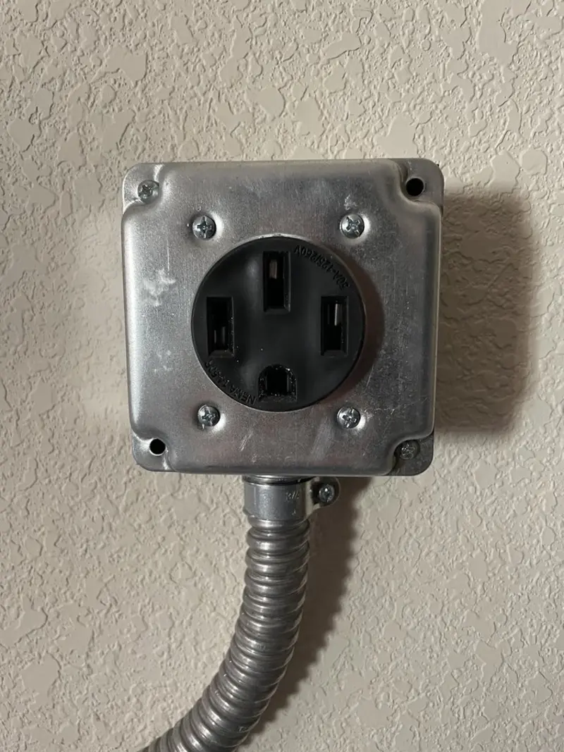 NEMA 14-50 outlet installed for Smart Home Electrical in La Grande