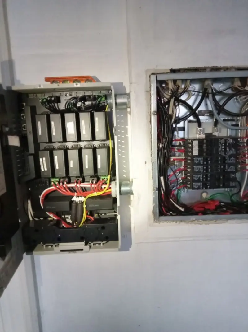 Electrical panel upgrade completed for Security Camera Wiring in La Grande